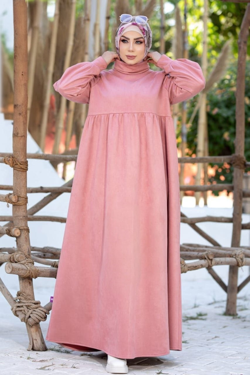 Embroided Sleeves Dress