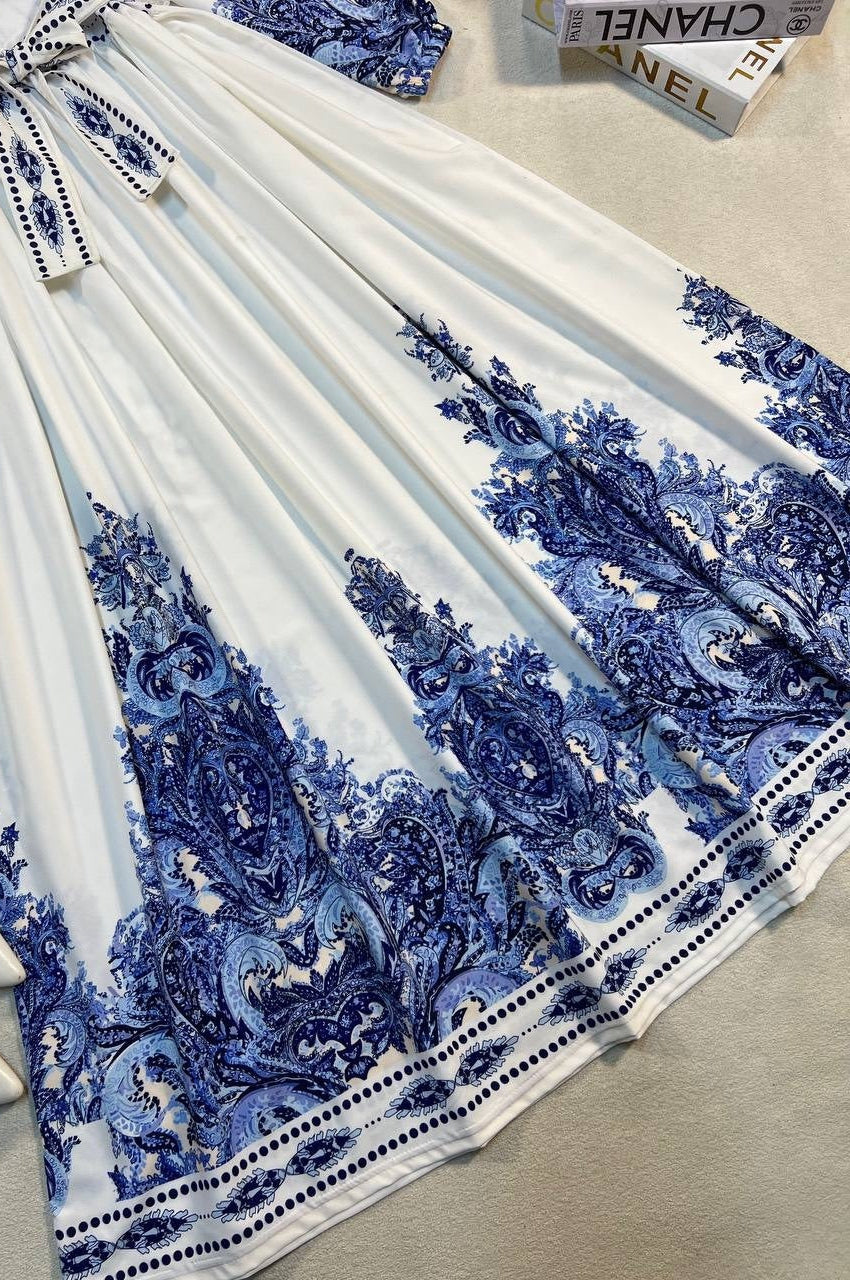 Elegant Printed Dress