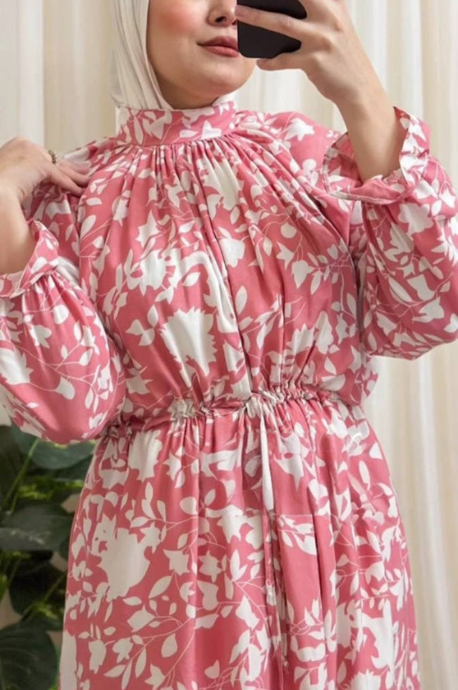 Pink Printed Dress