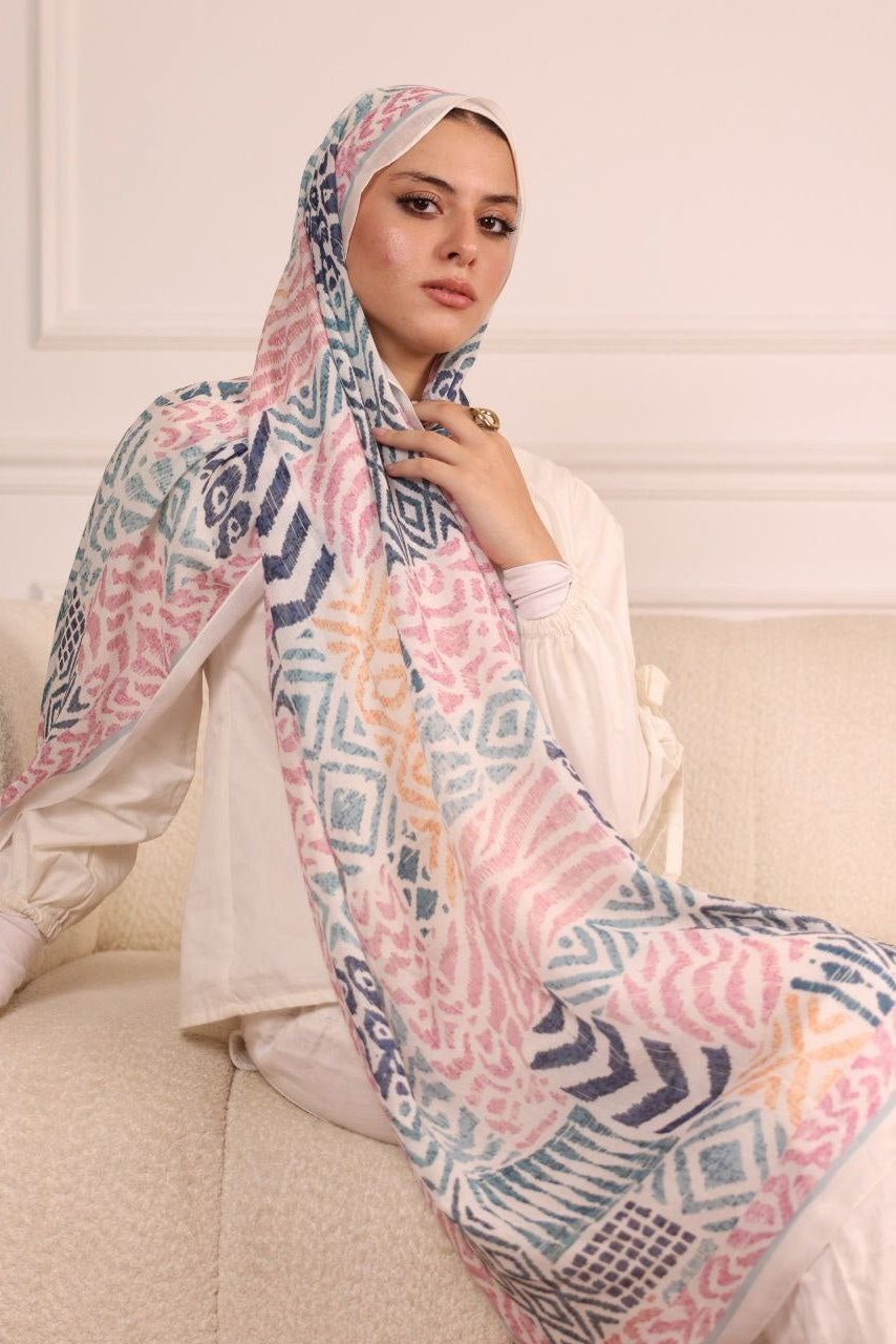 Kuwaiti Printed Scarf 1