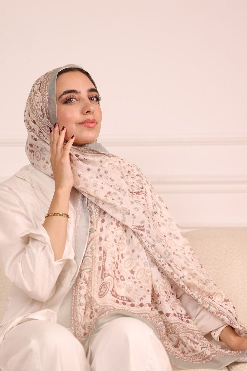 Kuwaiti Printed Scarf 5