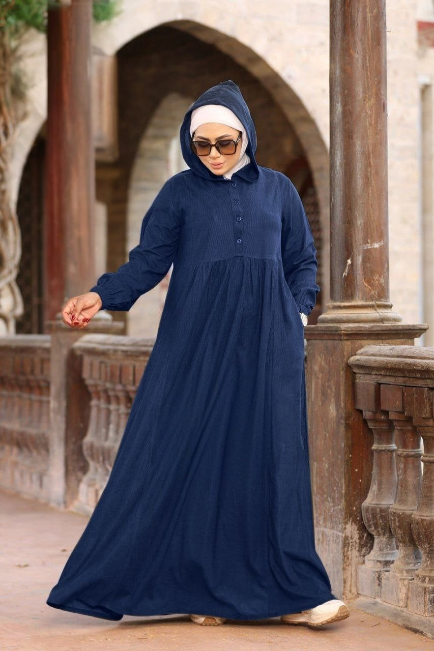 Hoodie Velvet Dress
