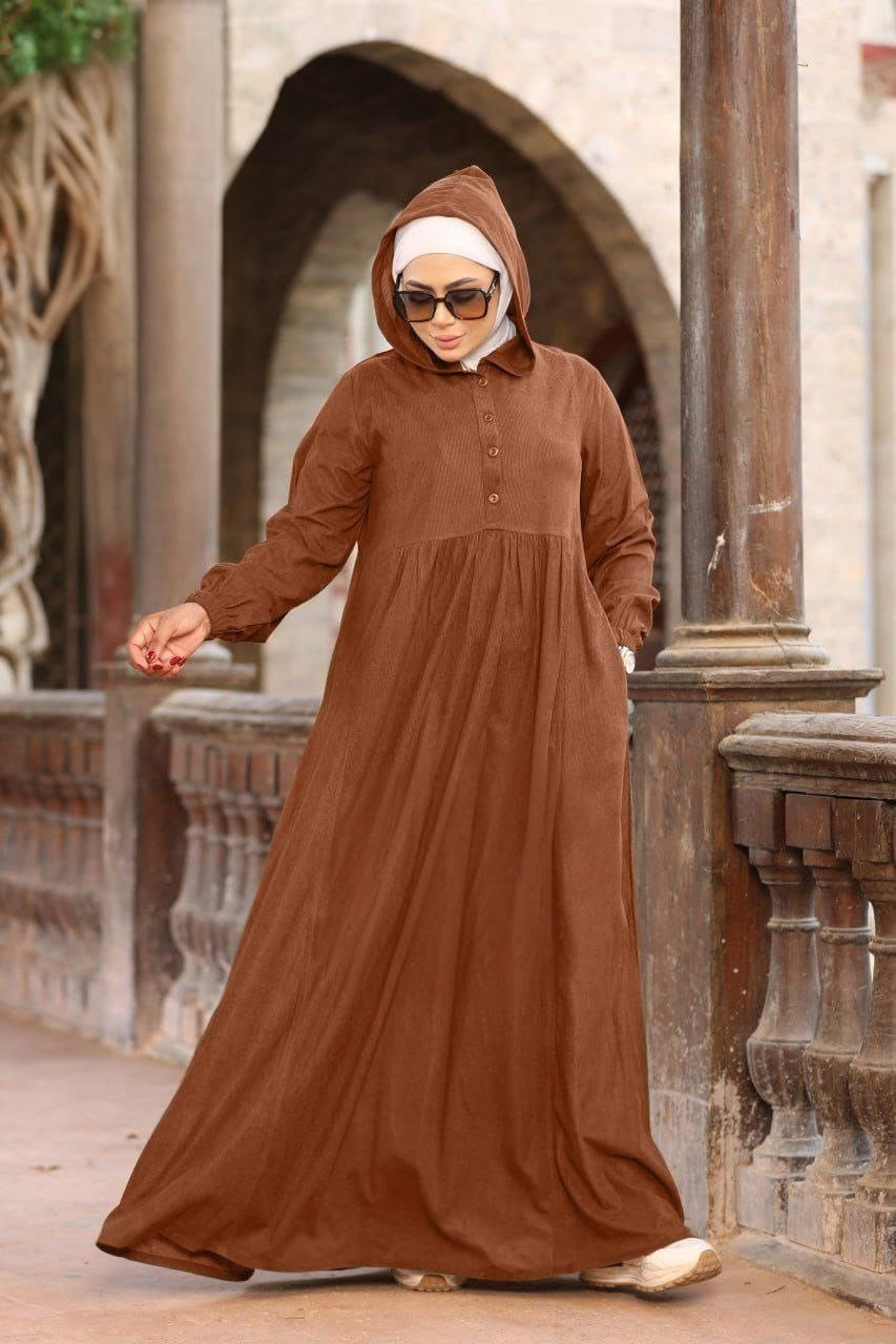 Hoodie Velvet Dress