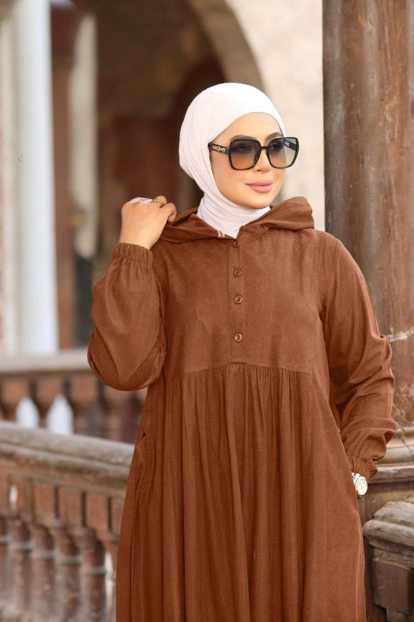 Hoodie Velvet Dress