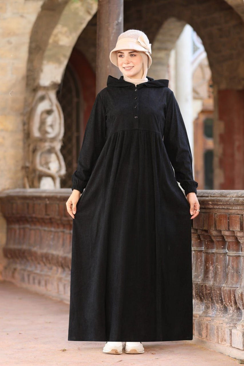 Hoodie Velvet Dress