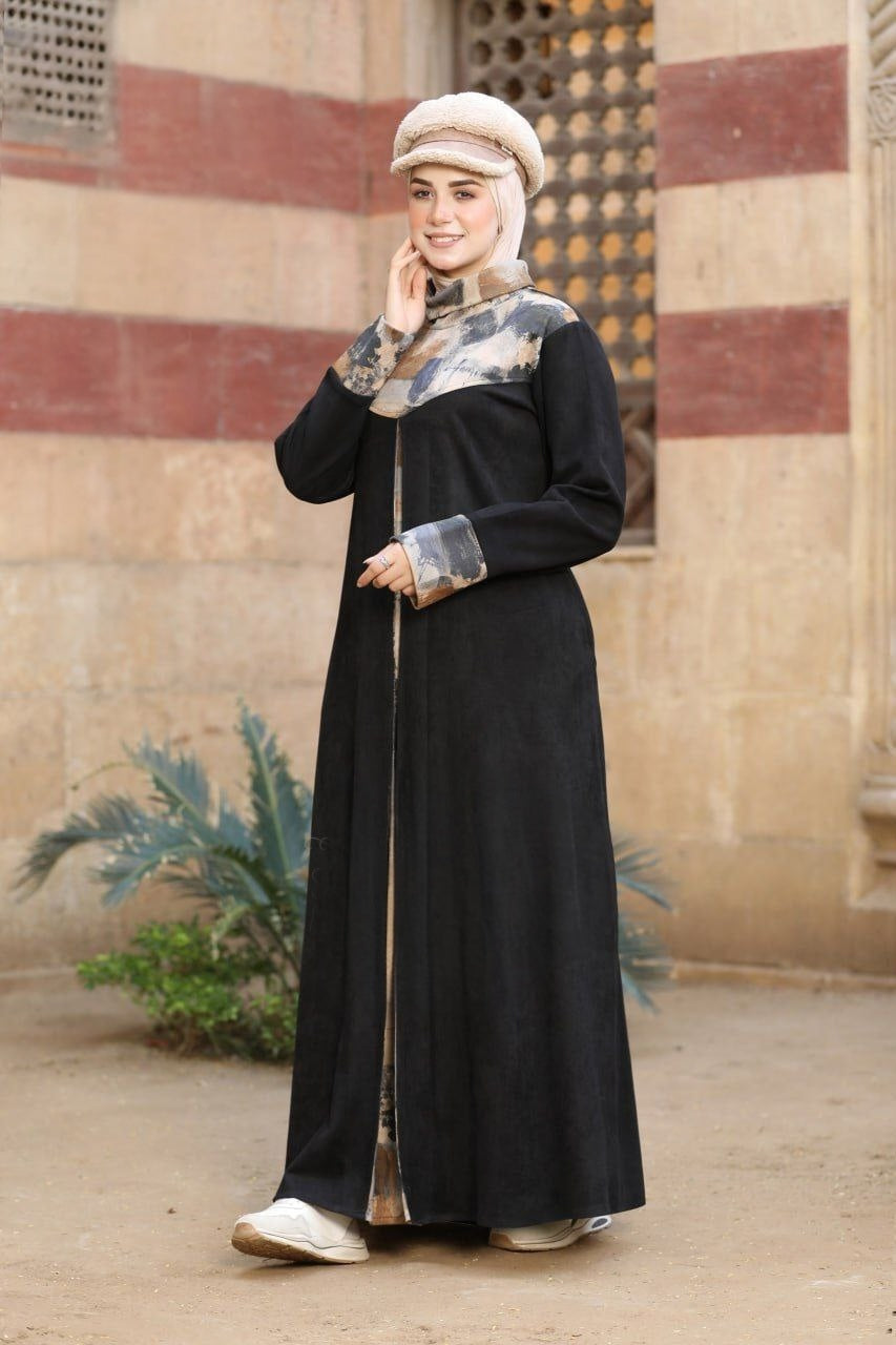 Colored Closed Abaya/Dress