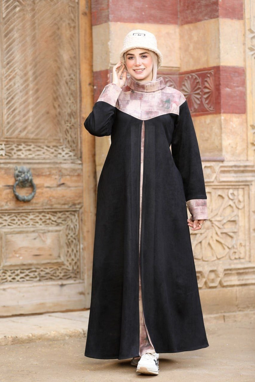 Colored Closed Abaya/Dress