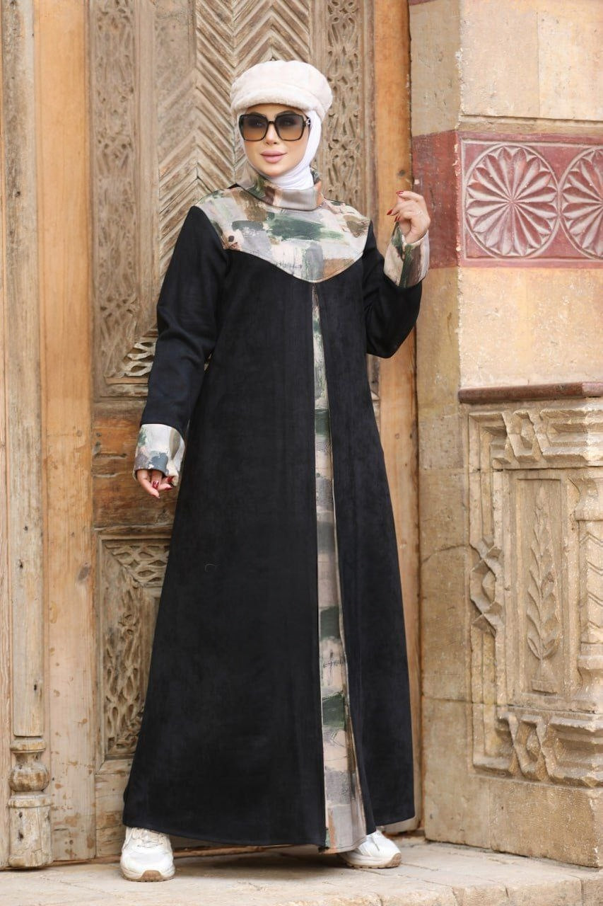 Colored Closed Abaya/Dress