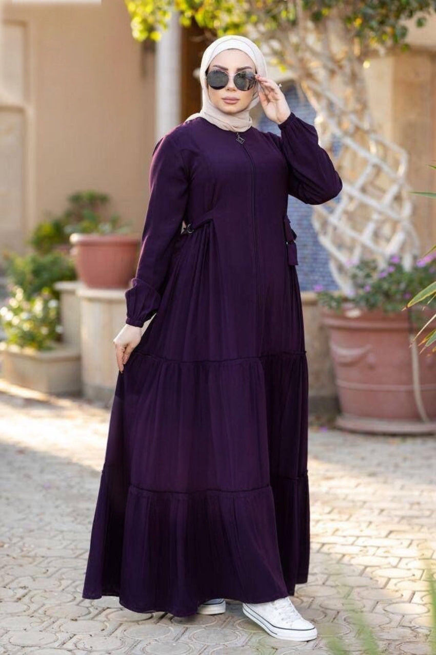 Abaya With Zip