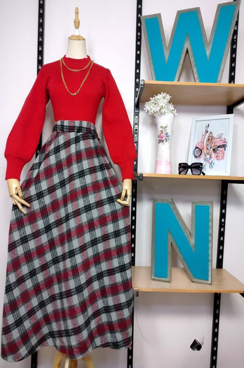 Winter Wool Skirt (2 Colors)