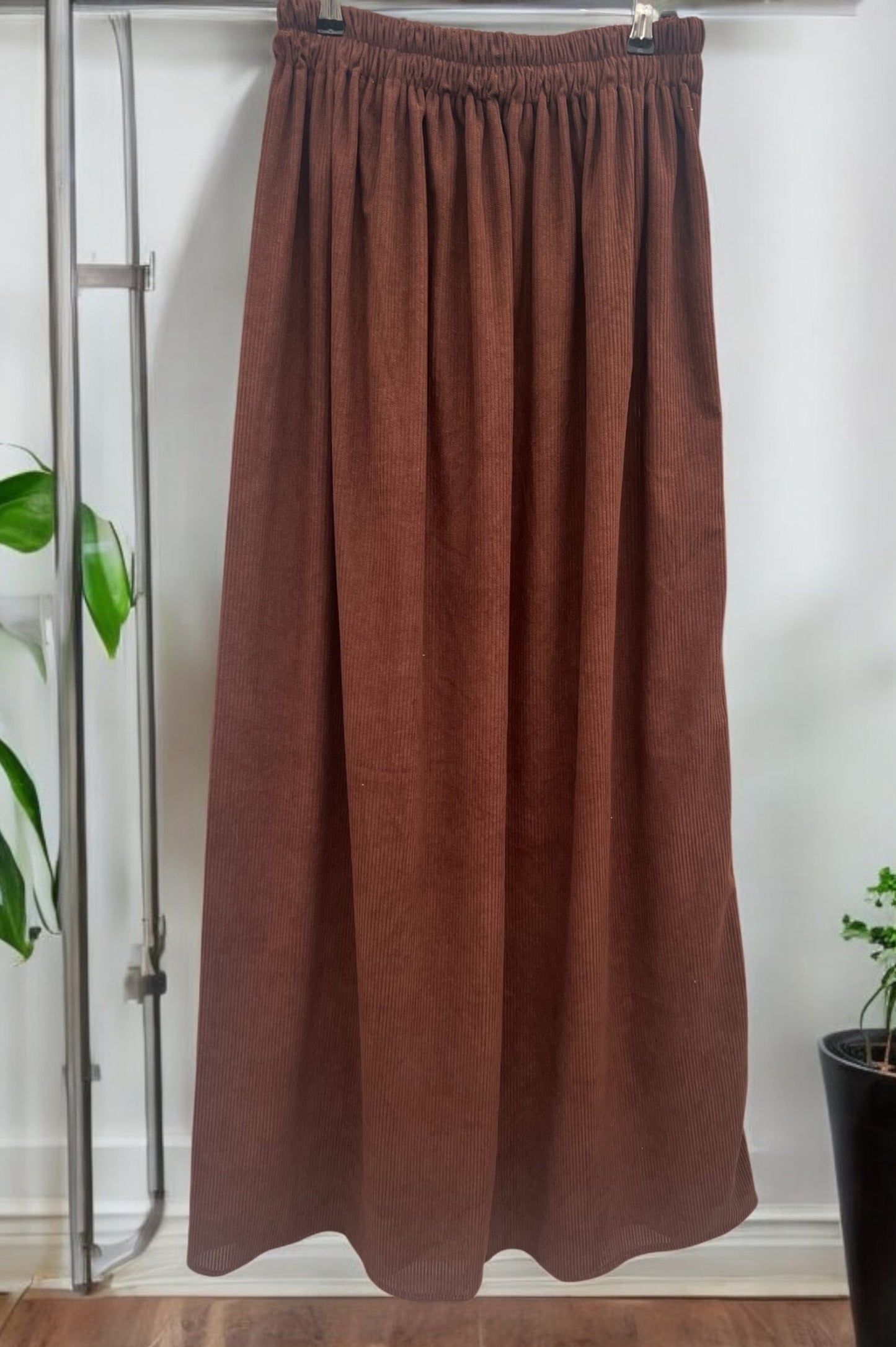 Winter Rib Velvet Skirt(4 colors)