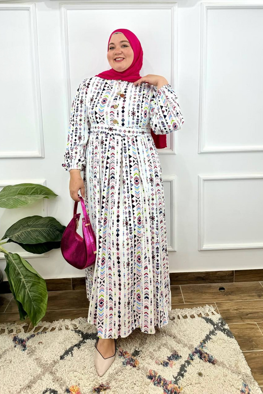 Plus size Printed Dress
