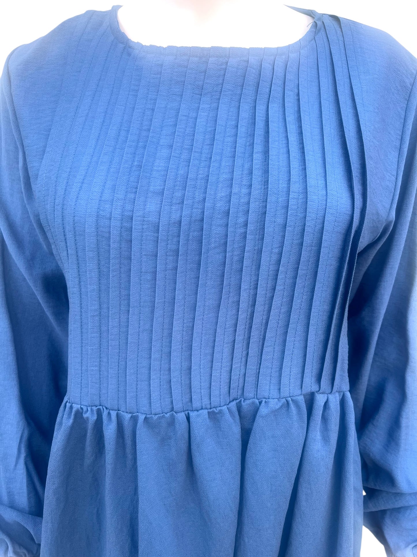 Pleated Blouse (With Belt)-5 Colors