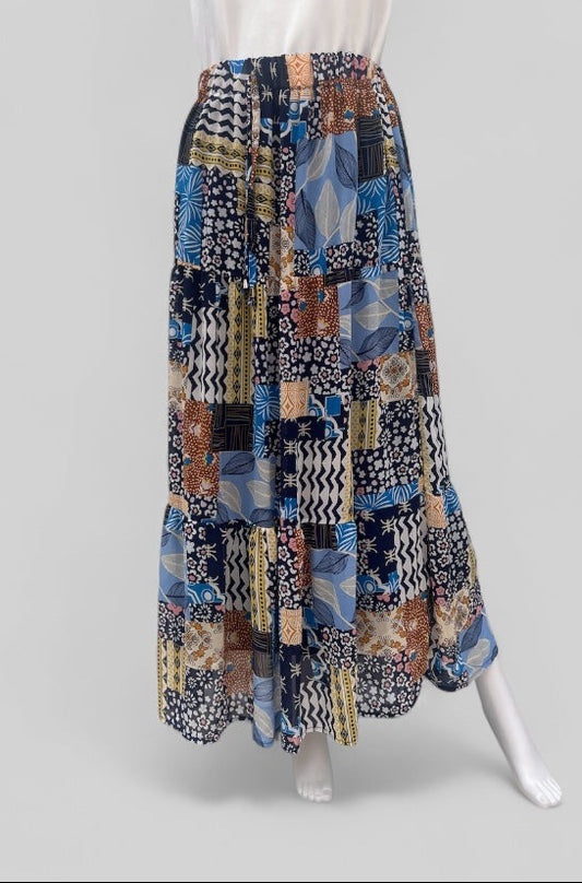 Multicolor Printed Skirt