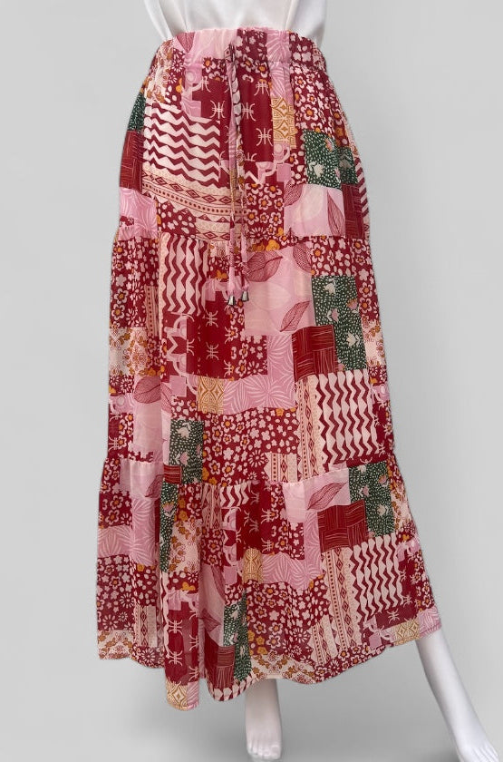 Multicolor Printed Skirt