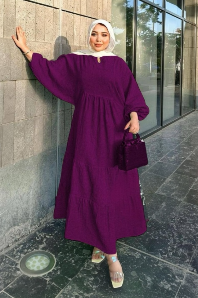 Wide Sleeves Dress