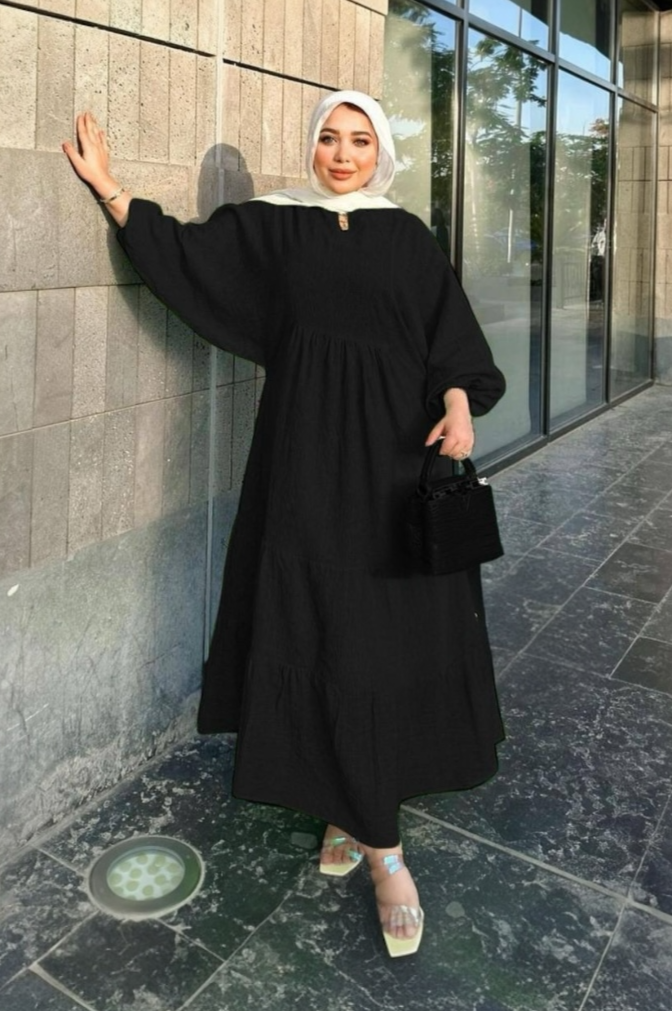 Wide Sleeves Dress