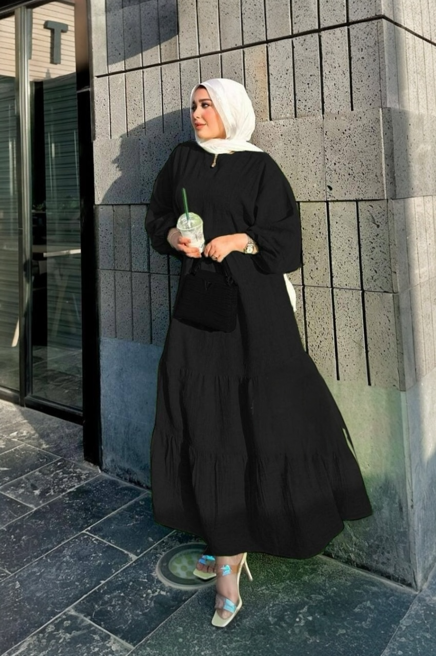 Wide Sleeves Dress