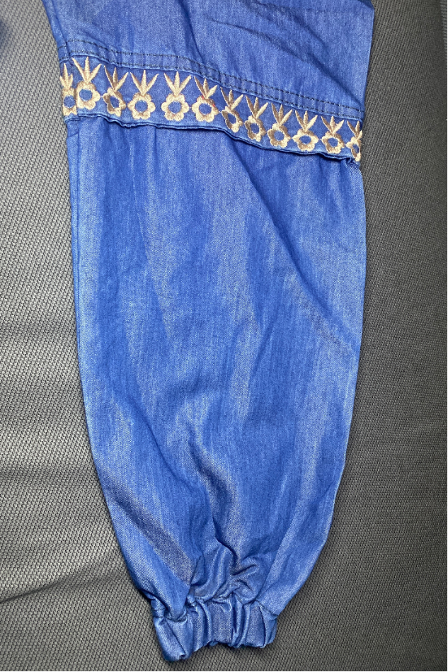 Layered Jeans Dress