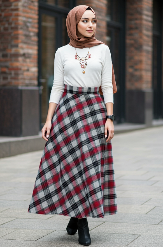 Winter Wool Skirt (2 Colors)