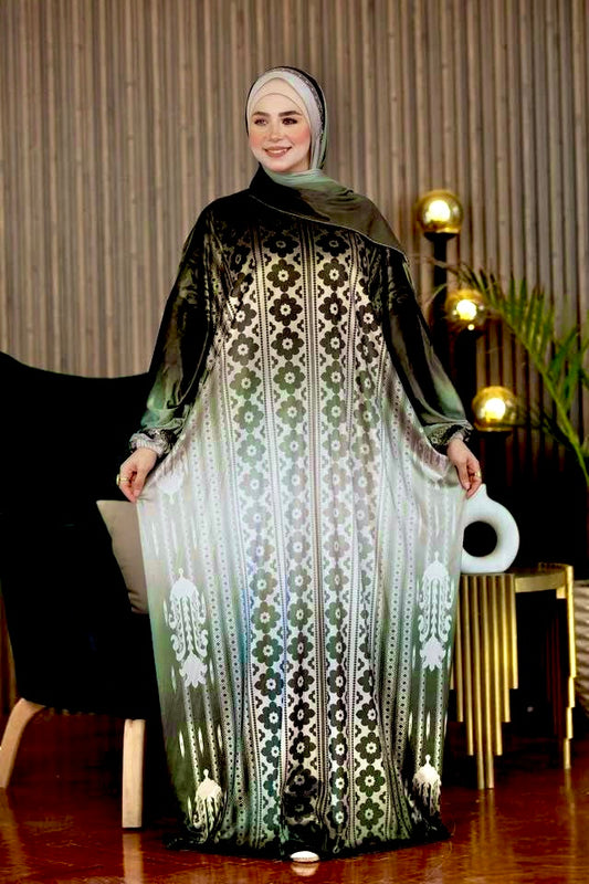 Printed Winter Prayer Dress 12