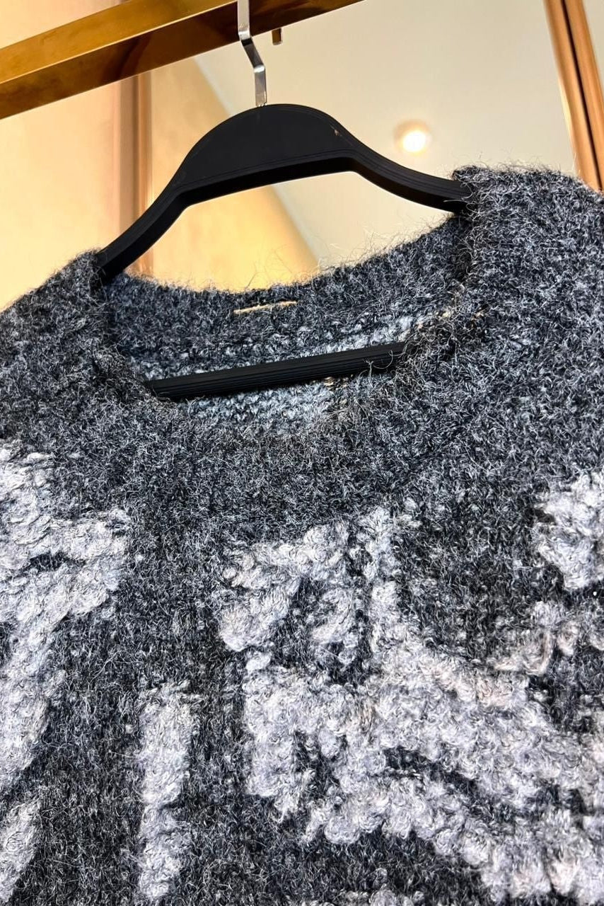 Gray Tulle Tunic/Short Dress
