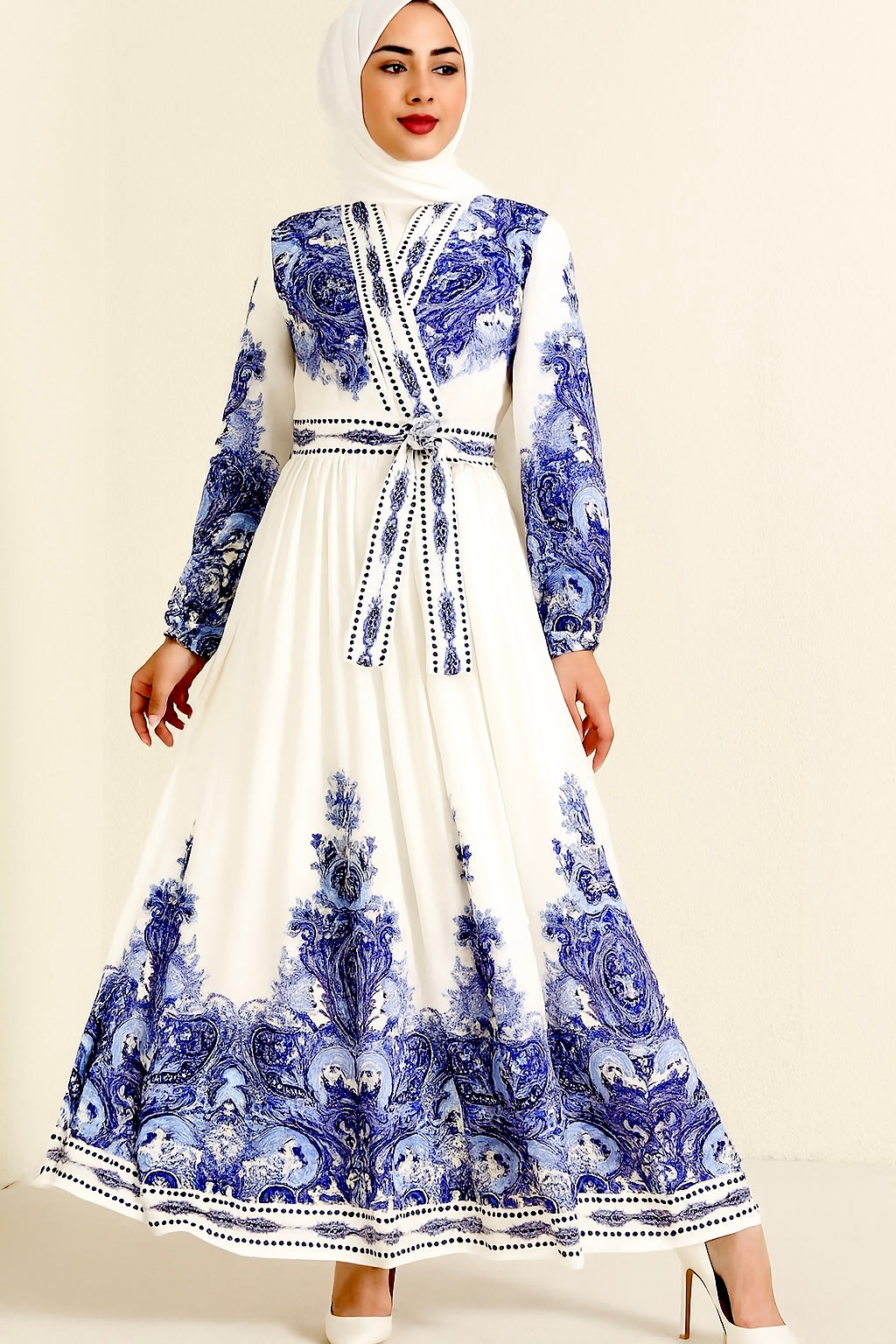 Elegant Printed Dress
