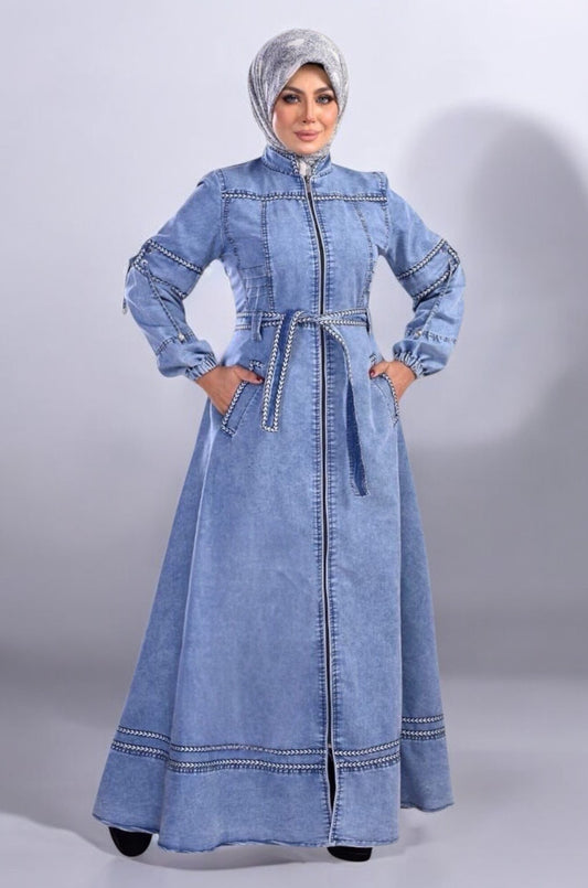 Jeans Dress With Pockets