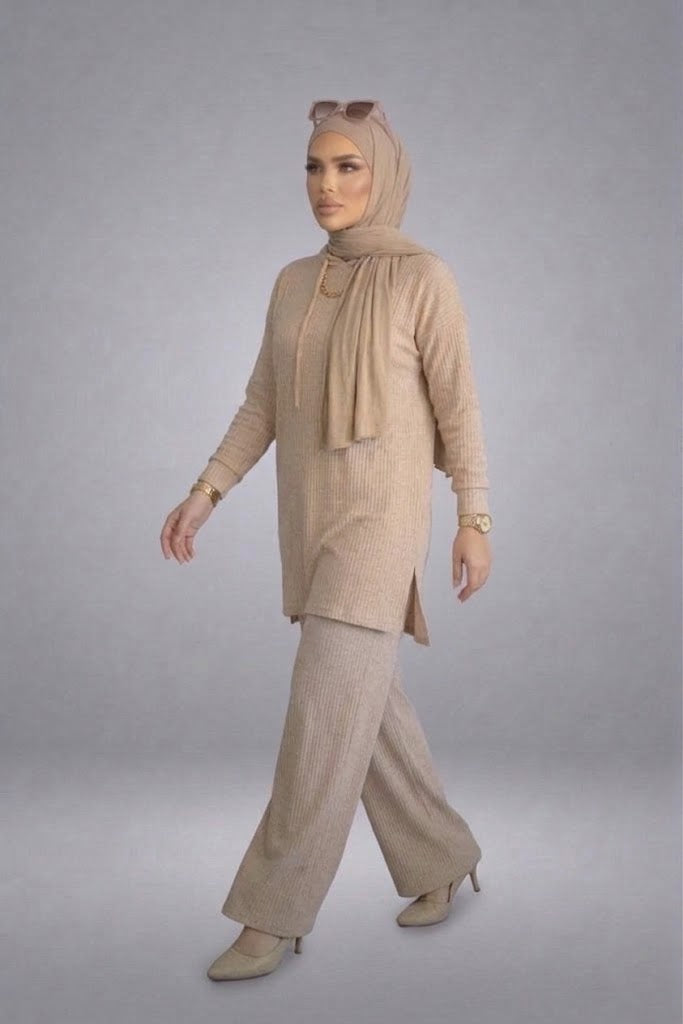 Two Pieces Suit - Beige