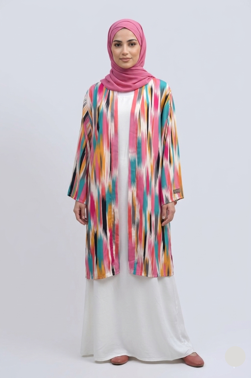 Printed Cardigan