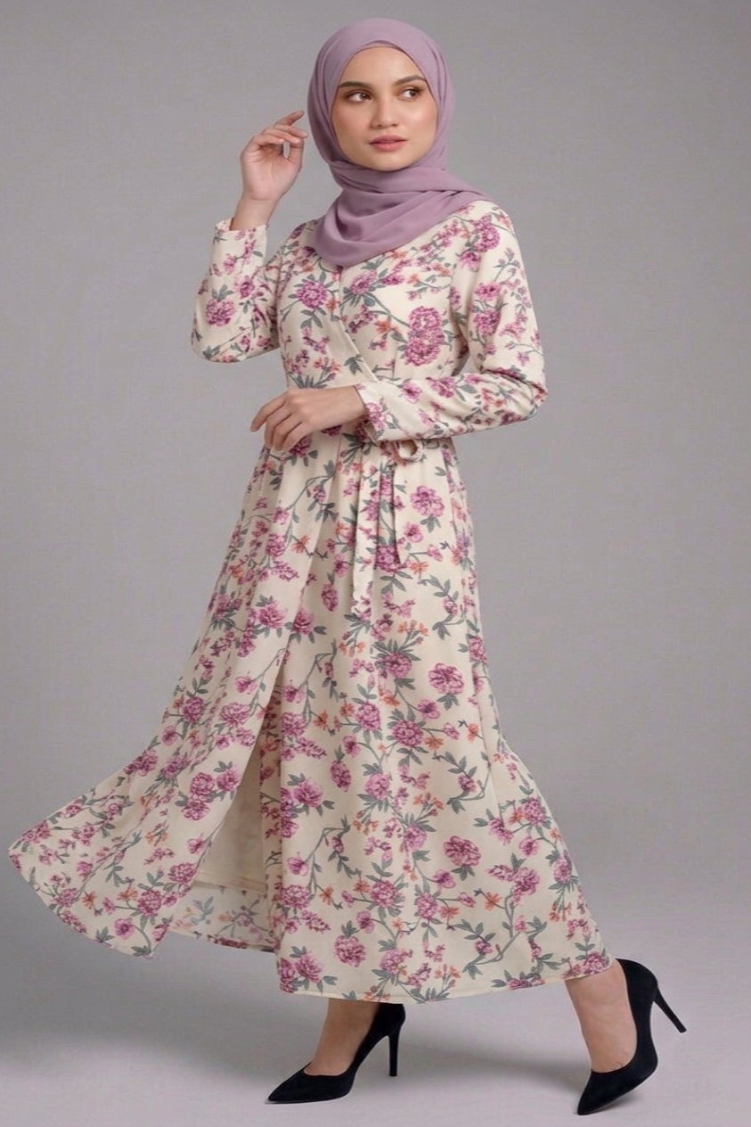 Wrap Floral Dress