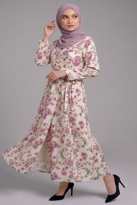 Wrap Floral Dress