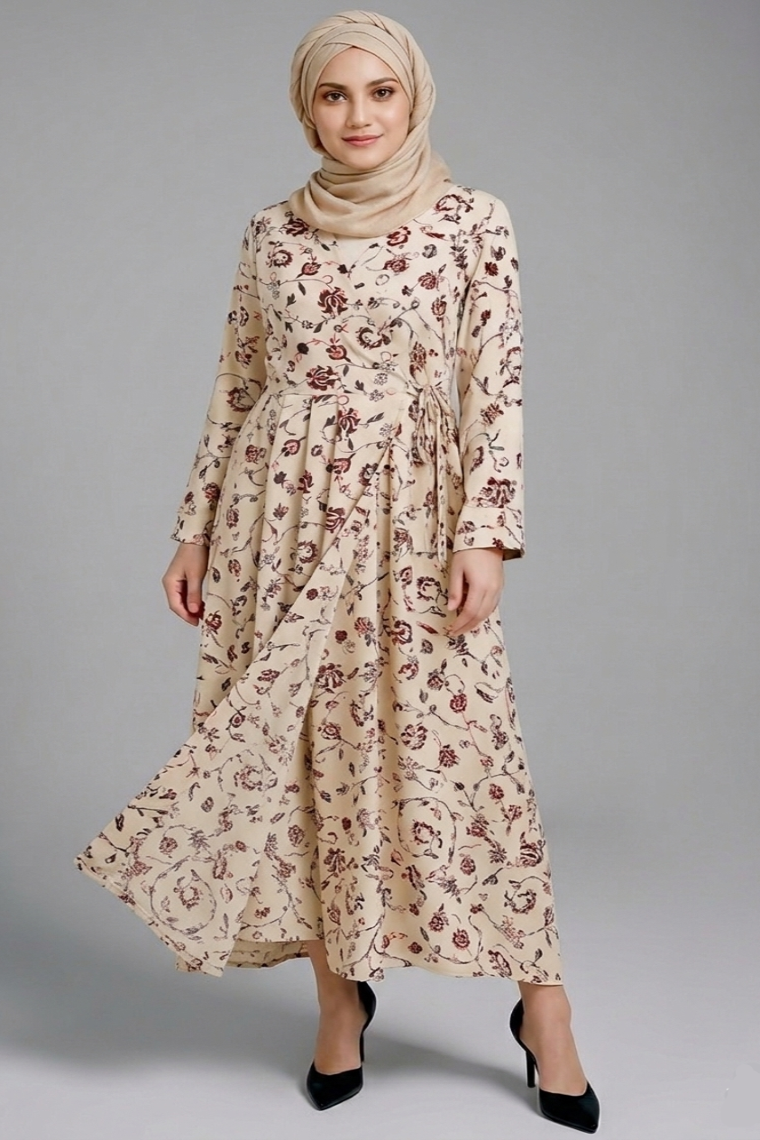 Wrap Floral Dress