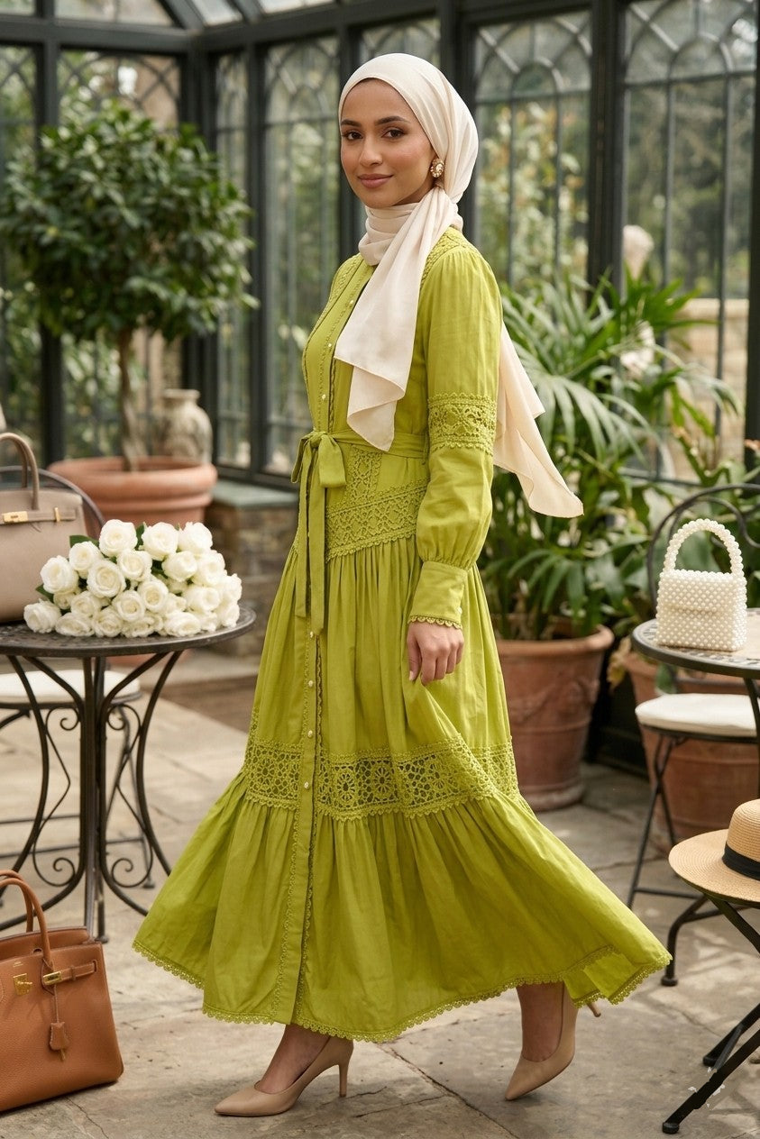 Green Lace Dress