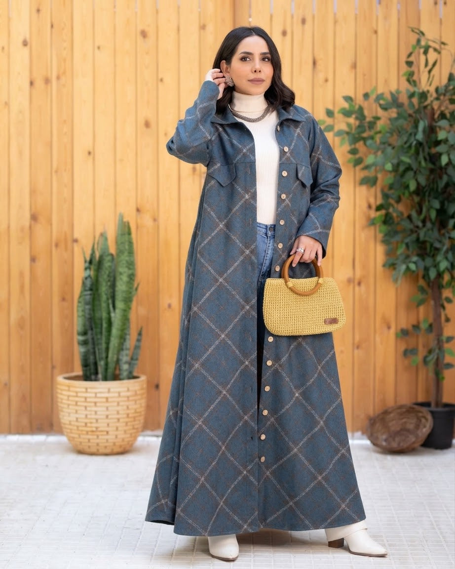 Checkered Elegant Dress-Design 2