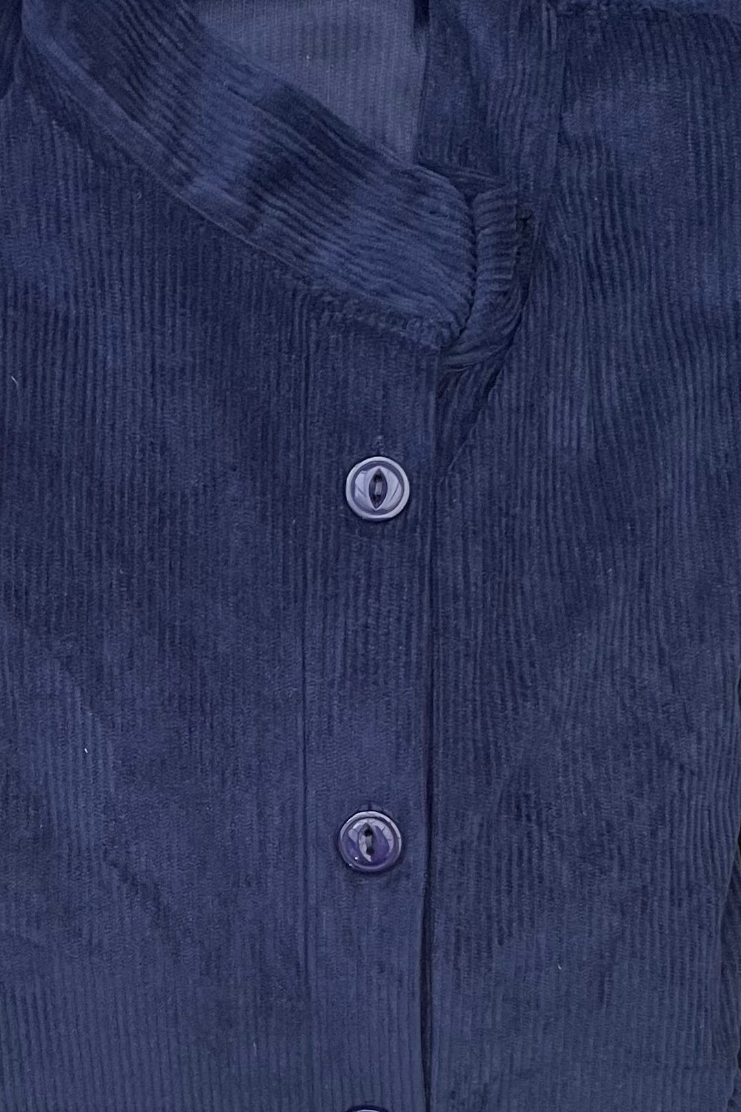 Embroided Layered Dress - Navy