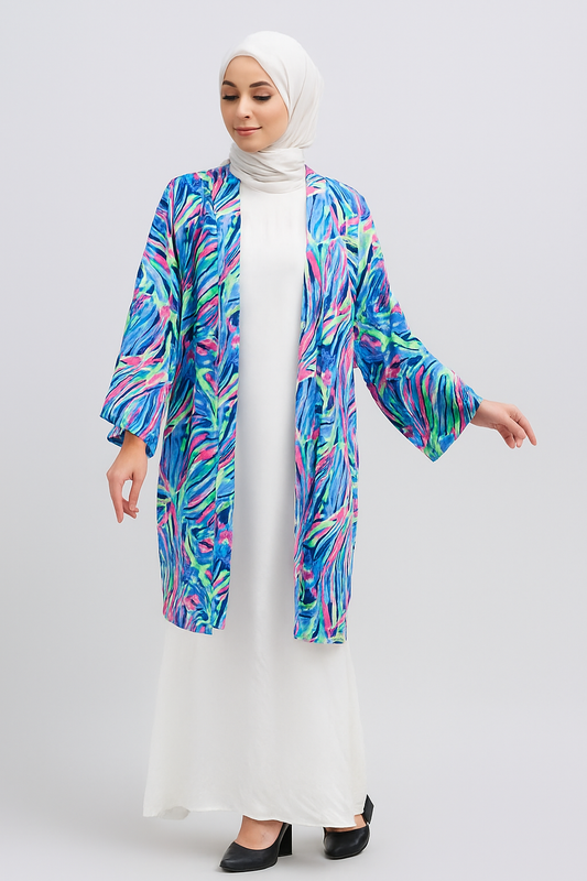 Printed Cardigan