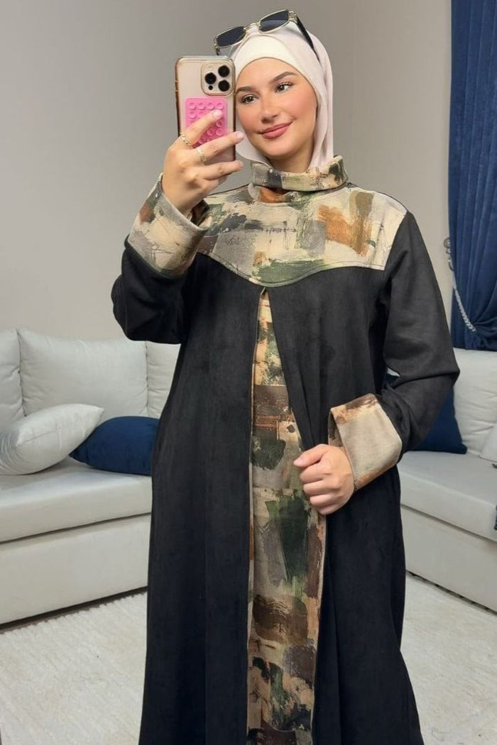 Colored Closed Dress