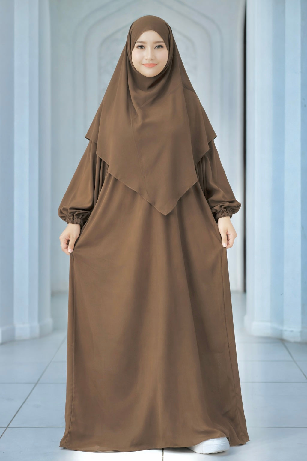 Girls Abaya With Khimar