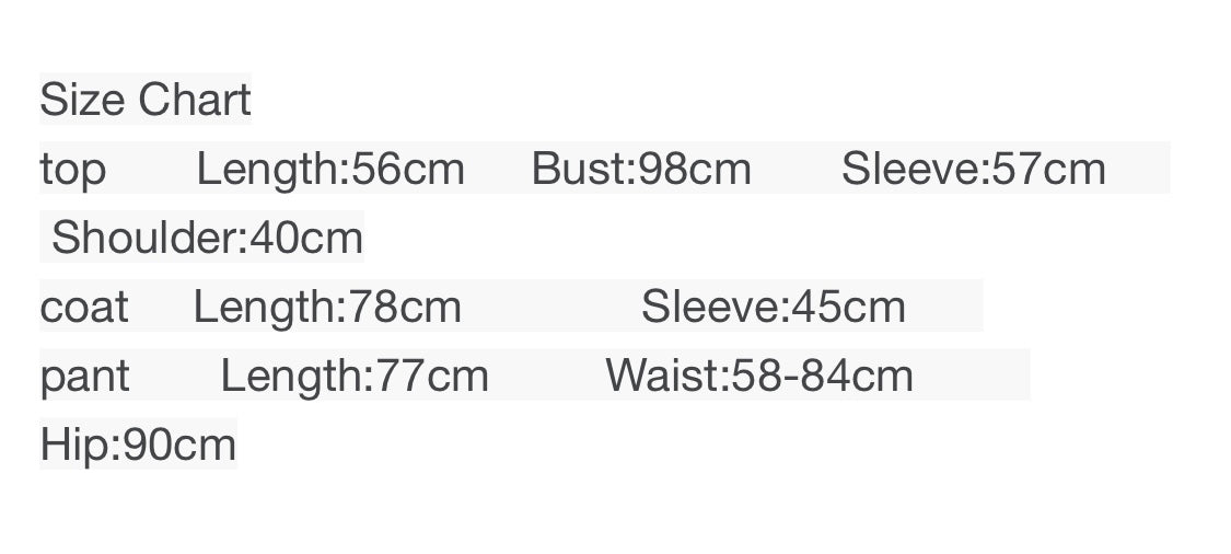 Size guide