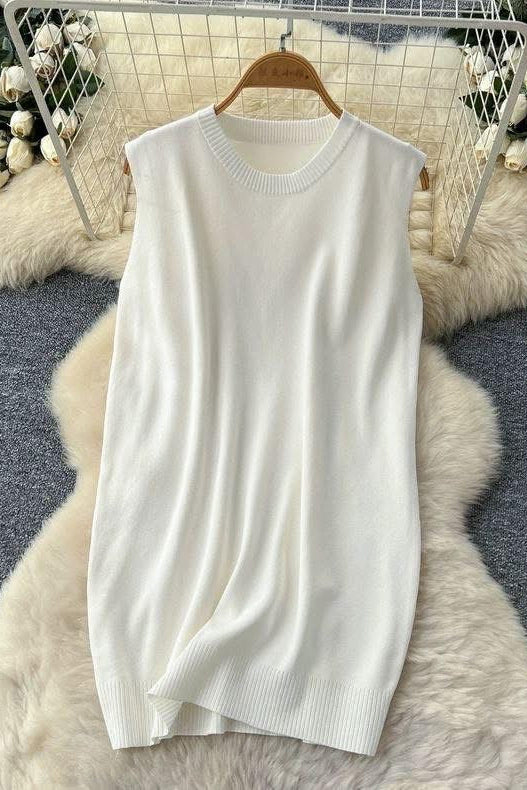 Pink/Gray 3 pieces Elegant Knit Suit