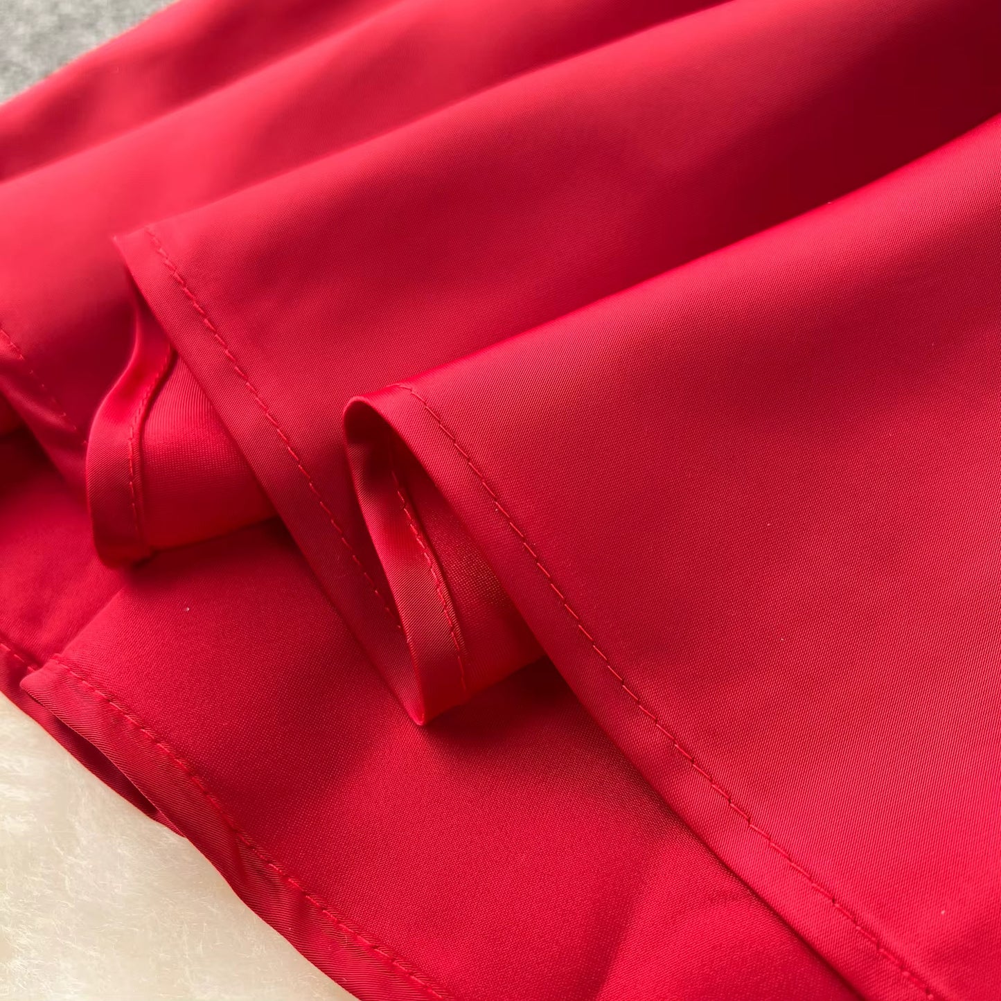 Satin Slim Skirt