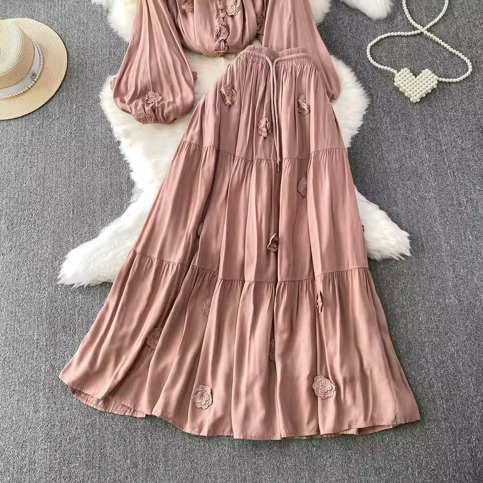 Floral Skirt Set
