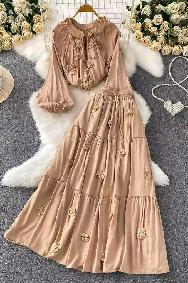 Floral Skirt Set