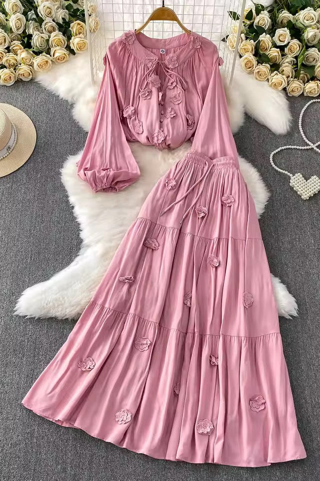 Floral Skirt Set