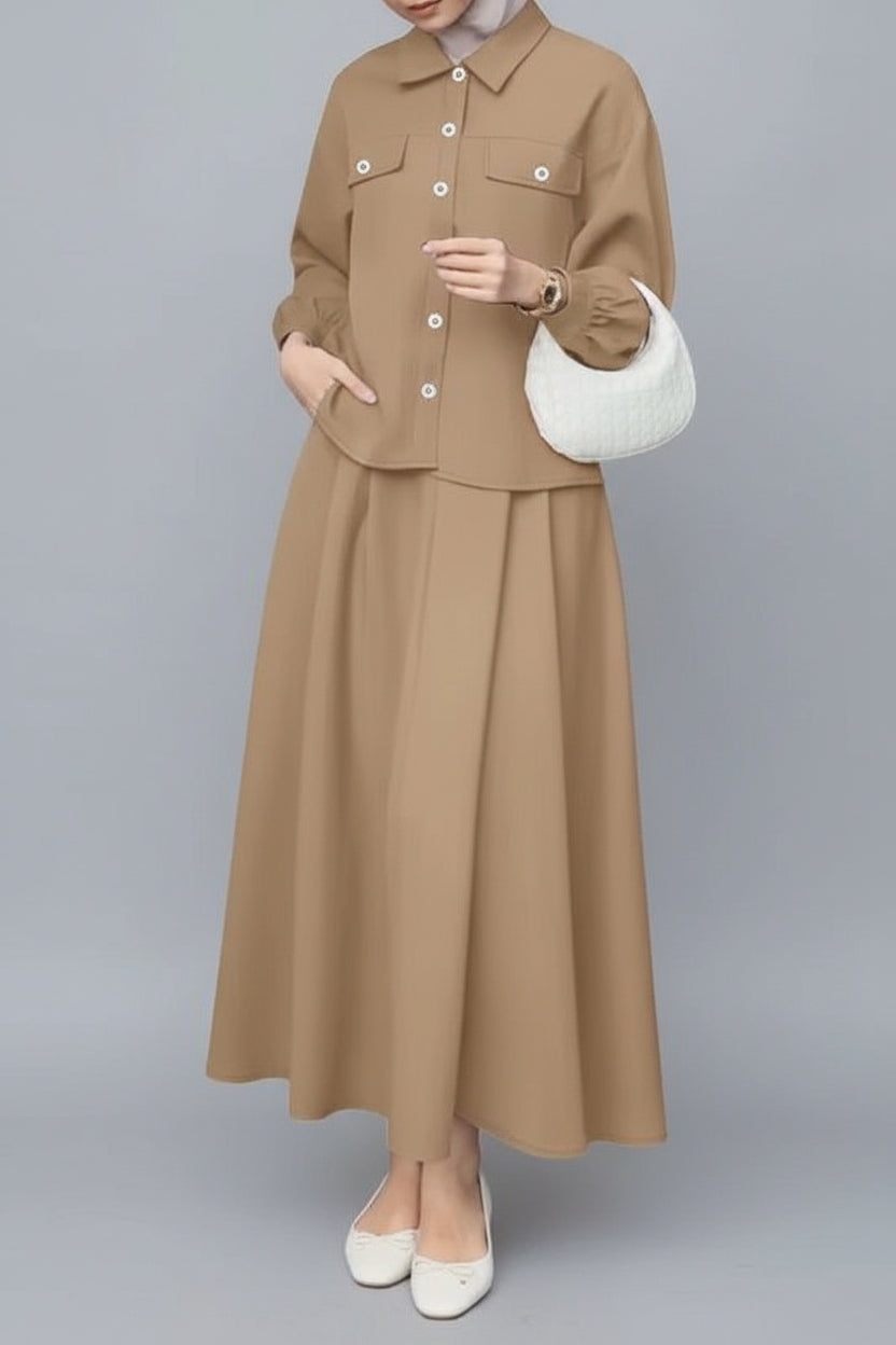 Two Pieces Skirt Set