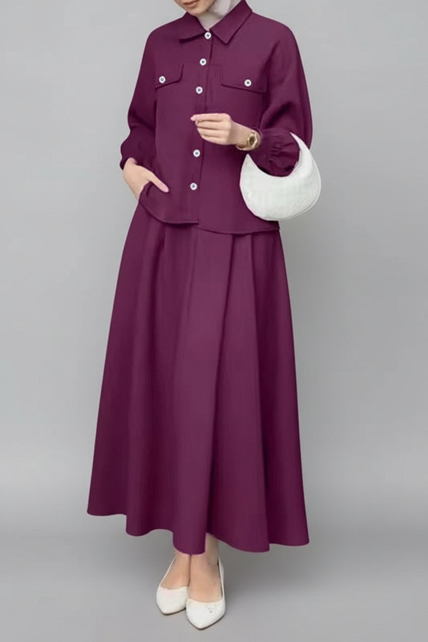 Two Pieces Skirt Set