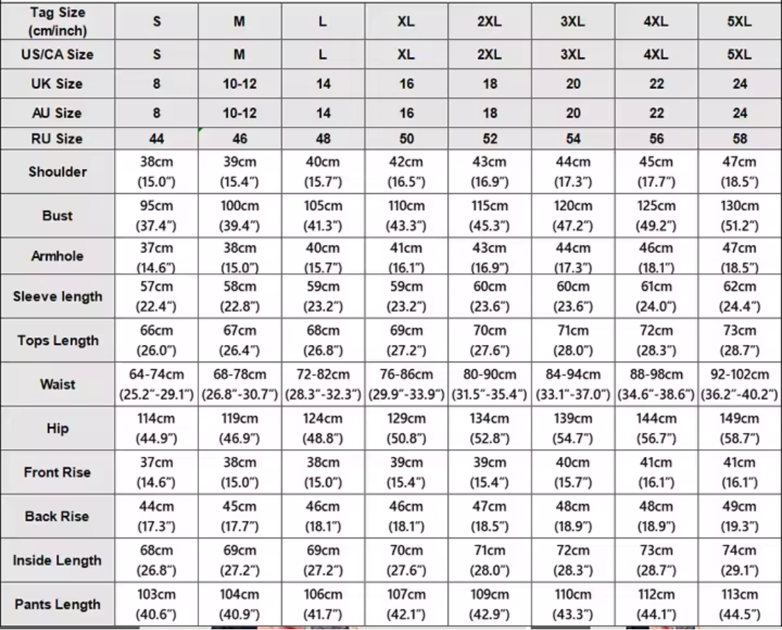 Size guide