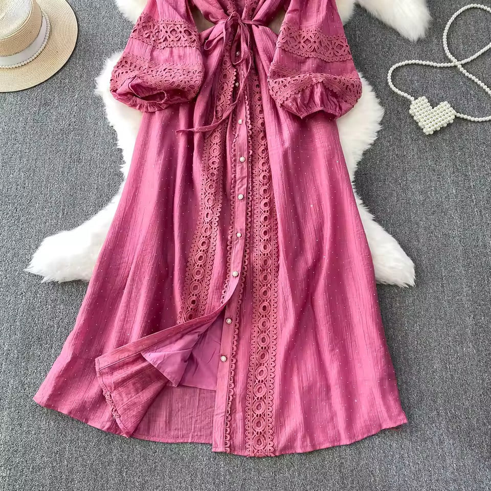 Lace Pearl Dress