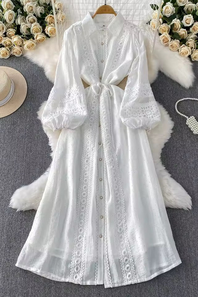 Lace Pearl Dress